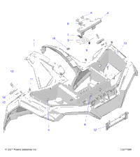 2023 SPORTSMAN 570 EPS EURO5 - 3PC INT'L (A23SEE57P2/PL)
