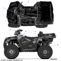 2023 SPORTSMAN 570 X2 EU/ZUG TRACTOR (A23SWE57F1/S57C1/C2)
