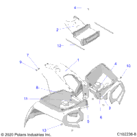 2023 SPORTSMAN TOURING 570 EPS TRACTOR (A23SDS57C4)