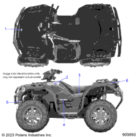 2024 SPORTSMAN 850 48" (A24SXA85A1/A6)