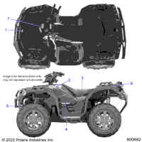 2024 SPORTSMAN 850 EPS 48" (A24SXE85A9/AM/AP)