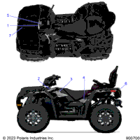 2024 SPORTSMAN TOURING 850 48" (A24SYE85AL)