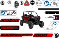 2024 CE - Maverick MAX Sport 1000R - DPS - 9JRC - Fiery Red Metallic - 60" Width ABS