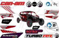 2024 CE - Maverick MAX Turbo RR - XRS Smart Shock - 9NRN - Fiery Red Metallic - 72" Width SAS
