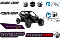2024 CE - Maverick Turbo RR - XRS STD - 7TRN - Timeless Black Metallic - 72" Width