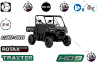 2024 CE - Traxter MAX HD9 - DPS - 8RRN - Tundra Green - 62" Width