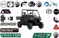 2024 CE - Traxter HD7 - BASE - 6XRN - Tundra Green - 62" Width