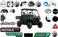 2024 CE - Traxter HD7 - XU - 6DRN - Tundra Green - 62" Width
