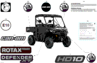 2024 North America - Defender HD10 - XT - 8CRF - Timeless Black Metallic - 64" Width