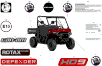 2024 North America - Defender HD9 - DPS - 8ERD - Fiery Red Metallic - 62" Width