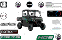 2024 North America - Defender HD9 - DPS CAB - 8URB - Tundra Green - 67" Width