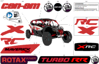 2024 North America - Maverick MAX Turbo RR - XRC - 9MRE - Hybrid White Pearl - 72" Width CALI