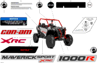 2024 North America - Maverick Sport 1000R - XRC - 7BRA - Hybrid White Pearl - 64" Width CALI