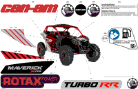 2024 North America - Maverick Turbo RR - XDS - 7SRA - Fiery Red Metallic - 64" Width CALI