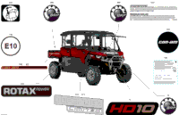 2024 North America - Defender MAX HD10 - LTD CAB - 6MRB - Fiery Red Metallic - 67" Width