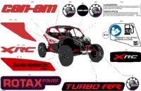 2024 North America - Maverick Turbo RR - XRC - 7KRA - Hybrid White Pearl - 64" Width CALI