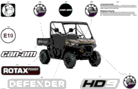 2024 North America - Defender MAX HD9 - DPS - 8RRE - Wildland Camo - 62" Width CALI