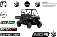 2024 North America - Defender MAX HD9 - DPS - 8RRC - Timeless Black Metallic - 62" Width CALI