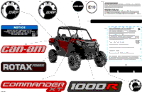 2024 North America - Commander 1000R EFI - XT - 6GRB - Fiery Red Metallic - 64" Width