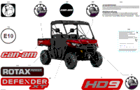 2024 North America - Defender MAX HD9 - XT - 8SRB - Fiery Red Metallic - 62" Width