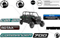 2024 North America - Commander MAX 700 EFI - DPS - 6HRE - Tundra Green - 60" Width CALI