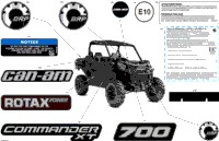 2024 North America - Commander 700 EFI - XT - 9ARD - Timeless Black Metallic - 60" Width