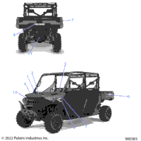 2024 RANGER 1000 CREW (R24T6A99A1/B1 T6EAD/BD/AM/BM/A9/B9)
