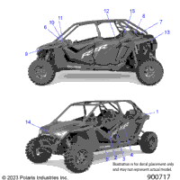 2024 RZR PRO XP 4 PREMIUM (Z24R4B92AK/BK)