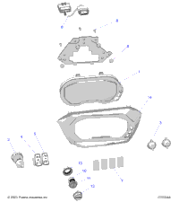 2024 RZR XP 4 1000 SPORT MIC (Z24NME99A2/B2)