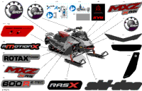 2023 MXZ 600R E-TEC - XRS - Europe