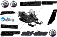 2023 SKANDIC SE 900 ACE - 20 INCH - North America