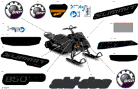 2023 SUMMIT 850 E-TEC - EDGE - Package 154" - Europe