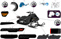 2024 Asia - SUMMIT 850 E-TEC - X with Expert Package - TJRC - Deep Black - 154X16X3P4 Track