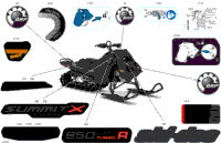 2024 Asia - SUMMIT 850 E-TEC Turbo R - X with Expert Package - TSRC - Deep Black - 154X16X3P4 Track