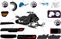 2024 Asia - SUMMIT 850 E-TEC Turbo R - X with Expert Package - TFRE - Deep Black - 175X16X3P4 Track