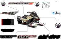 2024 North America - BACKCOUNTRY 850 E-TEC - X - UKRD - Northern Lichen - 146X15X1.6C Track
