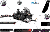 2024 North America - EXPEDITION 900 ACE Turbo R - LE - AXRB - Northern Lichen - 154X24X1.5CST Track