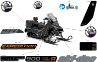2024 North America - EXPEDITION 900 ACE Turbo R - SE - AYRH - Tundra Green - 154X20X1.5CST Track