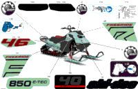 2024 North America - FREERIDE 850 E-TEC - 146 - VBRA - Neo Mint - 146X15X2.5P Track