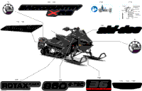 2024 North America - BACKCOUNTRY 850 E-TEC - X-RS - UZRL - Deep Black - 154X16X2.0P Track