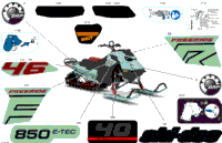 2024 North America - FREERIDE 850 E-TEC - 146 - VBRD - Neo Mint - 146X15X2.5P Track