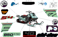 2024 North America - FREERIDE 850 E-TEC - 154 - VCRH - Neo Mint - 154X15X2.5P Track
