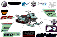 2024 North America - FREERIDE 850 E-TEC - 165 - MERE - Neo Mint - 165X15X3P4 Track