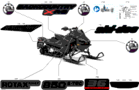 2024 North America - BACKCOUNTRY 850 E-TEC - X-RS - UZRA - Deep Black - 154X16X2.0P Track