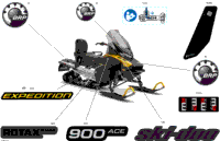 2024 North America - EXPEDITION 900 ACE - SPORT - KDRC - Neo Yellow - 154X16X1.5CH Track