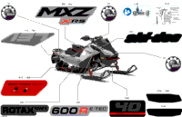 2024 North America - MXZ 600R E-TEC - X-RS - MZRB - Hyper Silver - 137X15X1.5IR Track