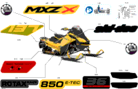 2024 North America - MXZ 850 E-TEC - X - UPRK - Neo Yellow - 137X15X1.25IR Track