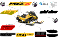 2024 North America - MXZ 850 E-TEC - X - UPRD - Neo Yellow - 137X15X1.25IR Track