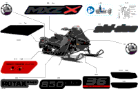 2024 North America - MXZ 850 E-TEC - X - UPRG - Deep Black - 137X15X1.25RS Track