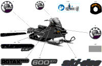2024 Europe - TUNDRA 600 EFI - LE - GDRB - Deep Black - 154X16X1.5CH Track